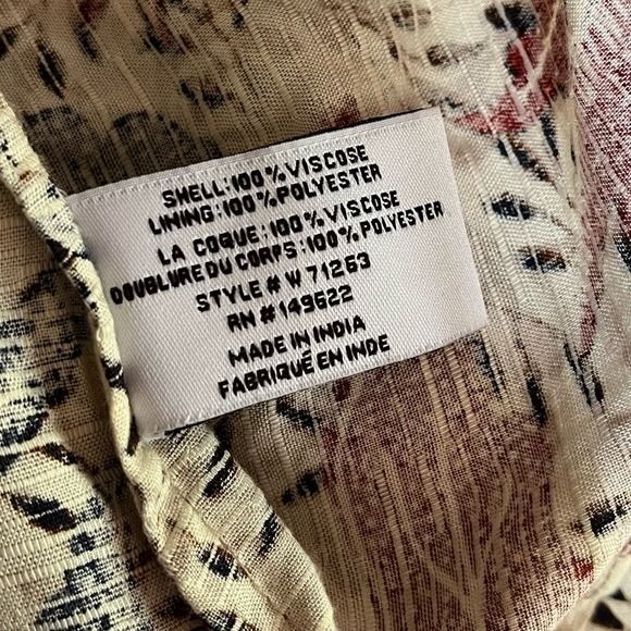 WALTER BAKER Jada Dancing Lotus Maxi Dress Floral Print bohemian Sz 6 - Picture 6 of 10